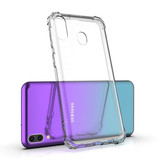 Stuff Certified® Custodia protettiva trasparente per Samsung Galaxy M30 - Cover trasparente in silicone TPU anti-shock