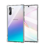 Stuff Certified® Coque Bumper Transparente Samsung Galaxy Note 10 Lite - Coque Transparente Silicone TPU Anti-Shock