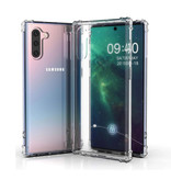 Stuff Certified® Samsung Galaxy Note 10 Lite transparente Stoßstangenhülle - Klare Hülle Silikon TPU Anti-Shock