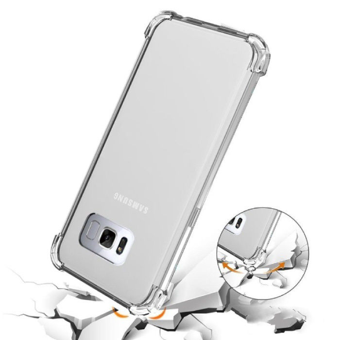 Coque Bumper Transparente Samsung Galaxy J3 - Coque Transparente Silicone TPU Anti-Choc