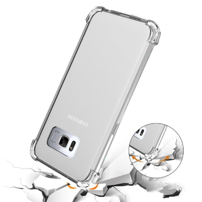 Przezroczysty Bumper Case Samsung Galaxy J3 - Przezroczysty Pokrowiec Silikon TPU Anti-Shock