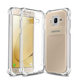Stuff Certified® Funda Bumper Transparente para Samsung Galaxy J2 - Funda Transparente Silicona TPU Antigolpes