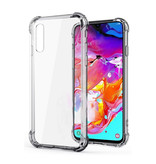 Stuff Certified® Przezroczysty Bumper Case do Samsung Galaxy A70 - Przezroczysty Pokrowiec Silikon TPU Anti-Shock