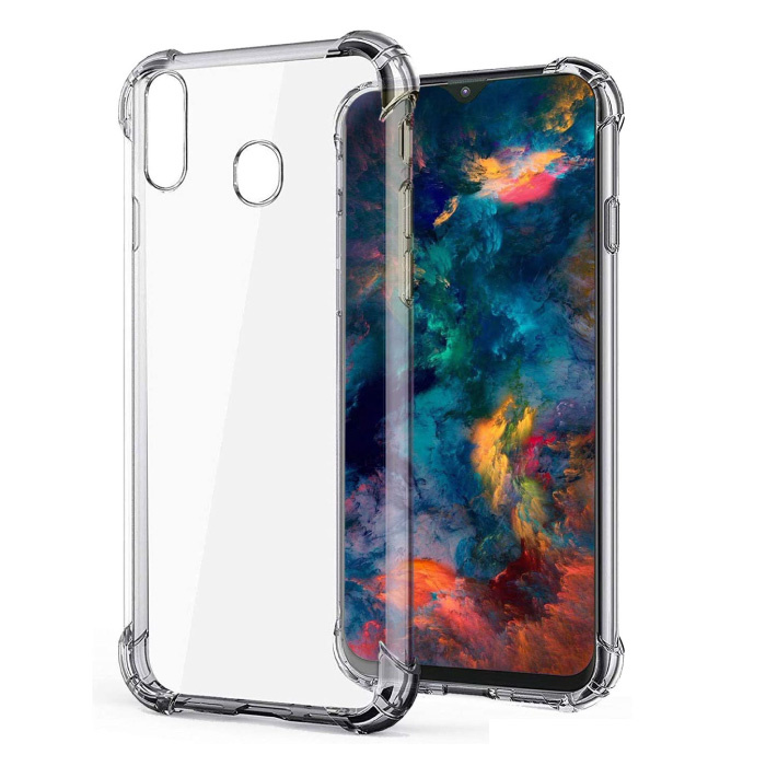 Coque Bumper Transparente Samsung Galaxy A40 - Coque Transparente Silicone TPU Anti-Choc