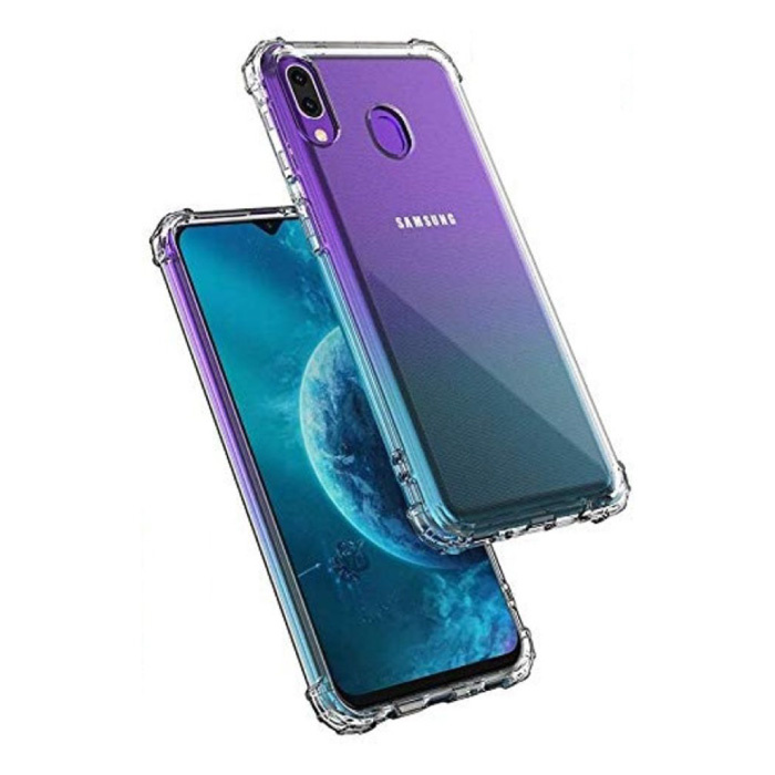 Stuff Certified® Przezroczysty Bumper Case Samsung Galaxy A20 - Przezroczysty Pokrowiec Silikon TPU Anti-Shock