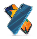 Stuff Certified® Samsung Galaxy A20 Transparente Stoßstangenhülle - Klare Hülle Silikon TPU Anti-Shock