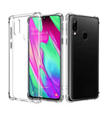 Stuff Certified® Funda Bumper Transparente para Samsung Galaxy A20 - Funda Transparente Funda Silicona TPU Antigolpes