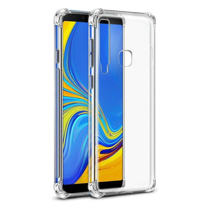 Samsung Galaxy A9 2018 Transparent Bumper Case - Clear Case Cover Silicone TPU Anti-Shock