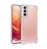 Stuff Certified® Samsung Galaxy S21 Ultra Transparent Bumper Case - Przezroczyste etui Silikon TPU Anti-Shock