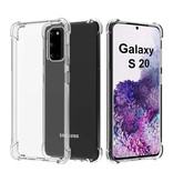 Stuff Certified® Samsung Galaxy S20 Ultra Transparent Bumper Case - Clear Case Cover Silicone TPU Anti-Shock