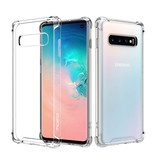 Stuff Certified® Coque Bumper Transparente Samsung Galaxy S10 Plus - Coque Transparente Silicone TPU Anti-Choc