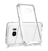 Stuff Certified® Coque Bumper Transparente Samsung Galaxy S7 Edge - Coque Transparente Silicone TPU Anti-Choc