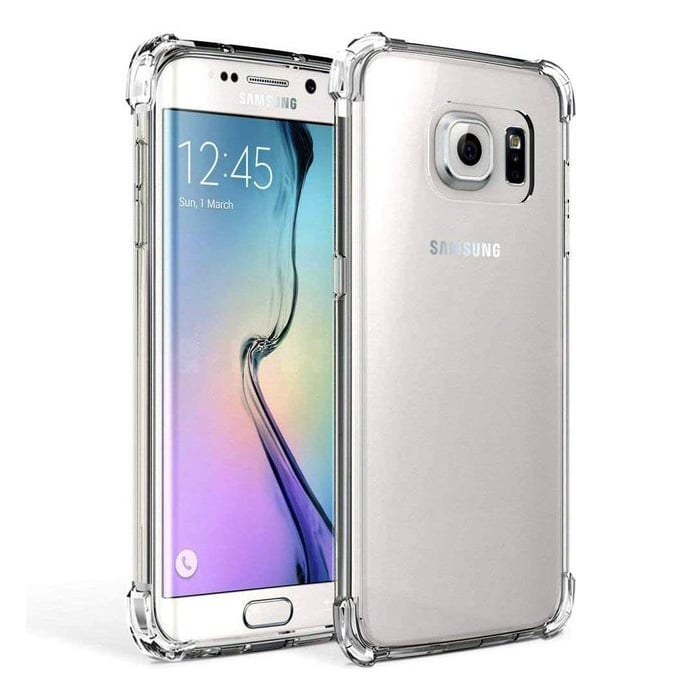 Samsung Galaxy S7 bord transparent Pare-chocs Case - Clear Case Cover |  Stuff Enough