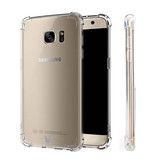 Stuff Certified® Custodia protettiva trasparente per Samsung Galaxy S6 Edge - Cover trasparente in silicone TPU antiurto