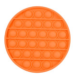 Stuff Certified® Pop It - Zappeln Anti Stress Spielzeug Bubble Toy Silikon Orange
