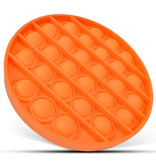 Stuff Certified® Pop It - Fidget Anti Stress Speelgoed Bubble Toy Siliconen Oranje