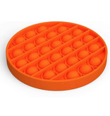 Stuff Certified® Pop It - Zappeln Anti Stress Spielzeug Bubble Toy Silikon Orange