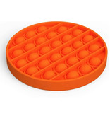 Stuff Certified® Pop It - Zappeln Anti Stress Spielzeug Bubble Toy Silikon Orange