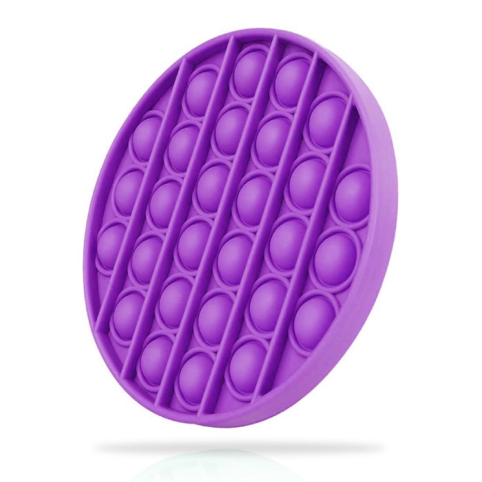 Pop It - Fidget Anti Stress Speelgoed Bubble Toy Siliconen Paars
