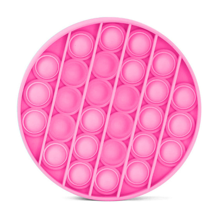 Pop It - Fidget Anti Stress Toy Bubble Toy Silicona Rosa