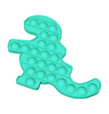 Stuff Certified® Pop It Dino - Fidget Anti Stress Toy Bubble Toy in silicone blu