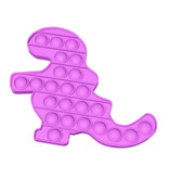 Stuff Certified® Pop It Dino - Fidget Anti Stress Speelgoed Bubble Toy Siliconen Geel