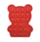Stuff Certified® Pop It Beer - Fidget Anti Stress Toy Bubble Toy Silicona Rojo