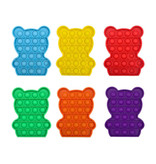 Stuff Certified® Pop It Beer - Zappeln Anti Stress Spielzeug Bubble Toy Silikonblau