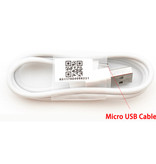 Xiaomi Cargador de enchufe de carga rápida + Cable de carga micro-USB - Adaptador de cargador de carga rápida 3.0 de 3 A y cable de datos Blanco