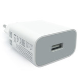 Xiaomi Chargeur de prise de charge rapide + câble de charge USB-C - Adaptateur de chargeur 3A Quick Charge 3.0 et câble de données blanc