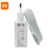 Xiaomi Caricabatteria a ricarica rapida + cavo di ricarica USB-C - Adattatore per caricabatterie a ricarica rapida 3A 3.0 e cavo dati bianco