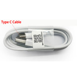 Xiaomi Cargador de enchufe de carga rápida + cable de carga USB-C - Adaptador de cargador de carga rápida 3.0 de 3 A y cable de datos blanco