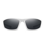 ZXWLYXGX Sport Sonnenbrille - UV400 und Polarisationsfilter für Männer und Frauen - Weiß