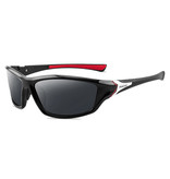 ZXWLYXGX Sportowe okulary przeciwsłoneczne - UV400 i filtr polaryzacyjny dla mężczyzn i kobiet - żółte