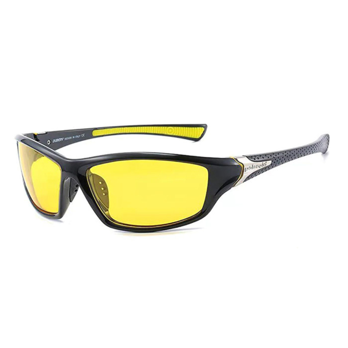 Gafas de sol deportivas - UV400 y filtro polarizado para hombres y mujeres - Amarillo