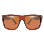 RUISIMO Vintage Sunglasses - UV400 and Polarized Filter for Men and Women - Brown