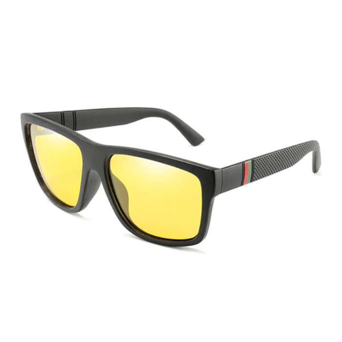 Vintage Sunglasses - UV400 and Polarized Filter for Men and Women - Yellow