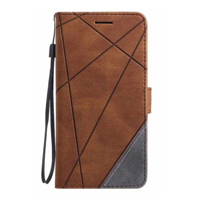 Stuff Certified® Xiaomi Redmi Note 6 Pro Flip Fall - Leder Geldbörse PU Leder Geldbörse Abdeckung Cas Fall Braun