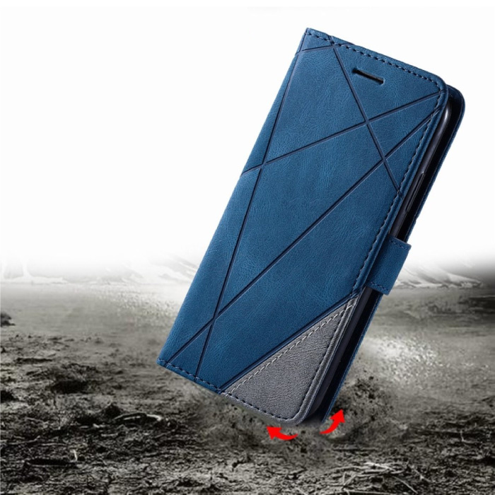 Stuff Certified® Funda con tapa para Xiaomi Redmi Note 4X - Cartera de cuero Funda de cuero para billetera Funda Cas Marrón