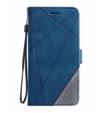 Stuff Certified® Xiaomi Redmi 7 Flip Case - Leather Wallet PU Leather Wallet Cover Cas Case Blue