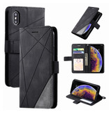 Stuff Certified® Xiaomi Mi 10 Flip Case - Leren Portefeuille PU Leer Wallet Cover Cas Hoesje Zwart