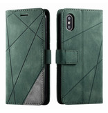 Stuff Certified® Etui z klapką Xiaomi Redmi Note 5 Pro - Portfel skórzany Portfel ze skóry PU Pokrowiec Cas Case Green