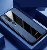 Aveuri Xiaomi Redmi 8 Leren Hoesje  - Magnetische Case Cover Cas TPU Blauw + Kickstand