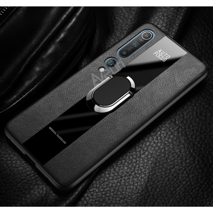 Aveuri Funda de cuero Xiaomi Redmi Note 9 Pro Max - Funda magnética Cas TPU Verde + Pata de cabra