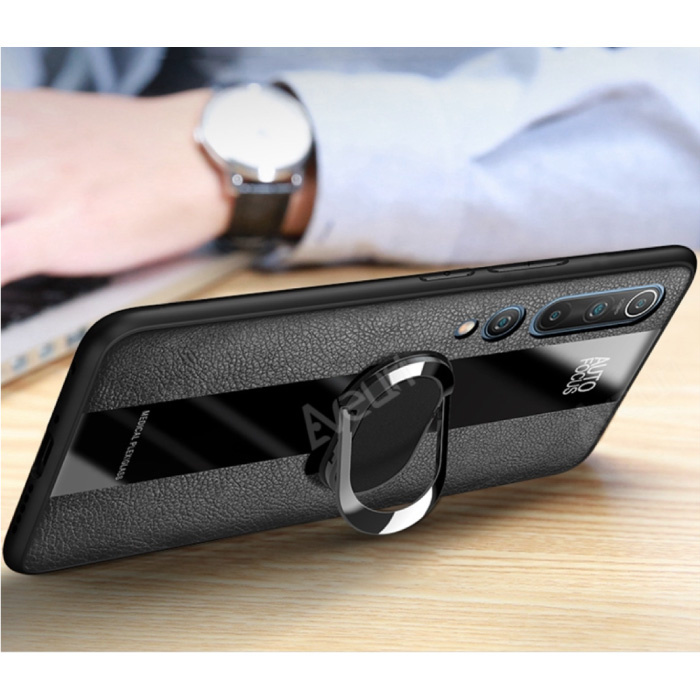 Aveuri Funda de cuero Xiaomi Redmi 7 - Funda magnética Cas TPU Verde + Pata de cabra