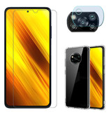 SGP Hybrid 3 in 1 Protection for Xiaomi Redmi 6A - Screen Protector Tempered Glass + Camera Protector + Case Case Cover