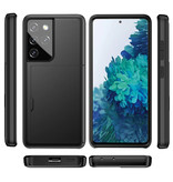 VRSDES Samsung Galaxy M30S - Etui z Portfelem na Kartę Business White