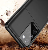 VRSDES Samsung Galaxy J3 - Custodia con coperchio per slot per scheda a portafoglio Business nera
