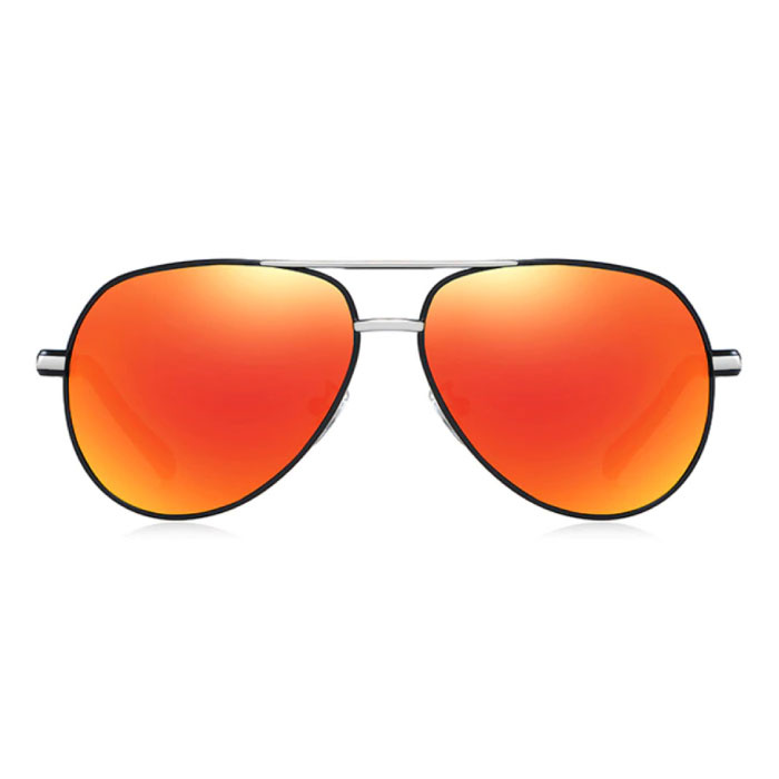 Clear Aviatorpolarized Uv400 Aviator Sunglasses For Men - Alloy