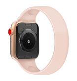 Stuff Certified® Silikonowy pasek do zegarka iWatch 38 mm / 40 mm (średni mały) - Bransoletka Pasek Wristband Watchband Różowy